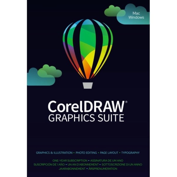 CorelDRAW Graphics Suite 2021 Windows/Mac