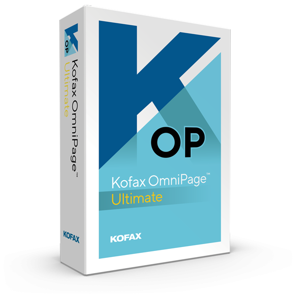 Kofax OmniPage Ultimate | for Windows