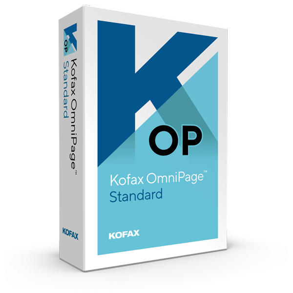 Kofax OmniPage Standard | for Windows