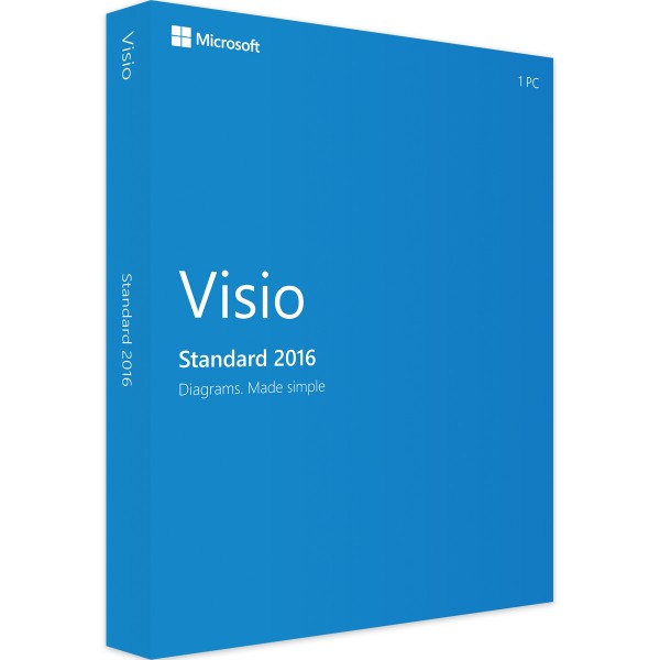 Microsoft Visio 2016 Standard | for Windows