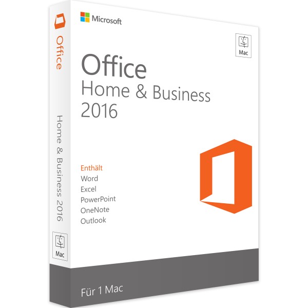 Microsoft Office 2016 Home and Business | for Mac